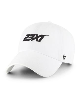Men's '47 White 23XI Racing Clean Up Adjustable Hat