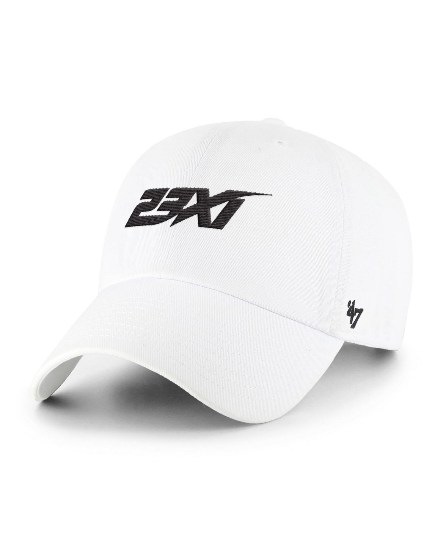 Men's '47 White 23XI Racing Clean Up Adjustable Hat