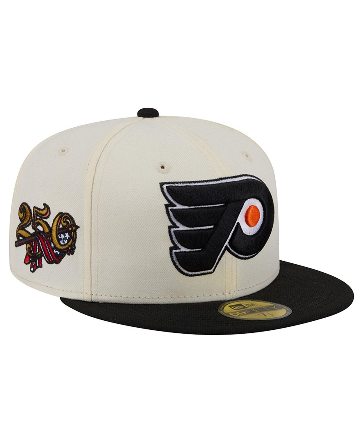 Men's Cream Philadelphia Flyers 250th Anniversary of the United States Two-Tone 59FIFTY Fitted Hat