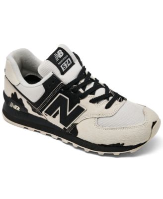 Women's 574 Cow Print Fashion Sneakers from Finish Line