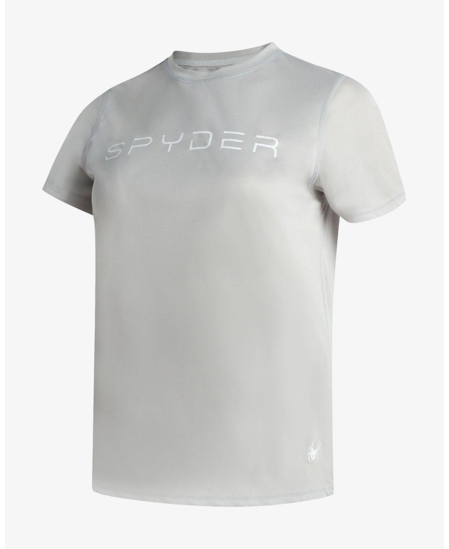 Женская футболка Spyder Scoop Neck Active Short-Sleeve, цвет: Серый — фото 5