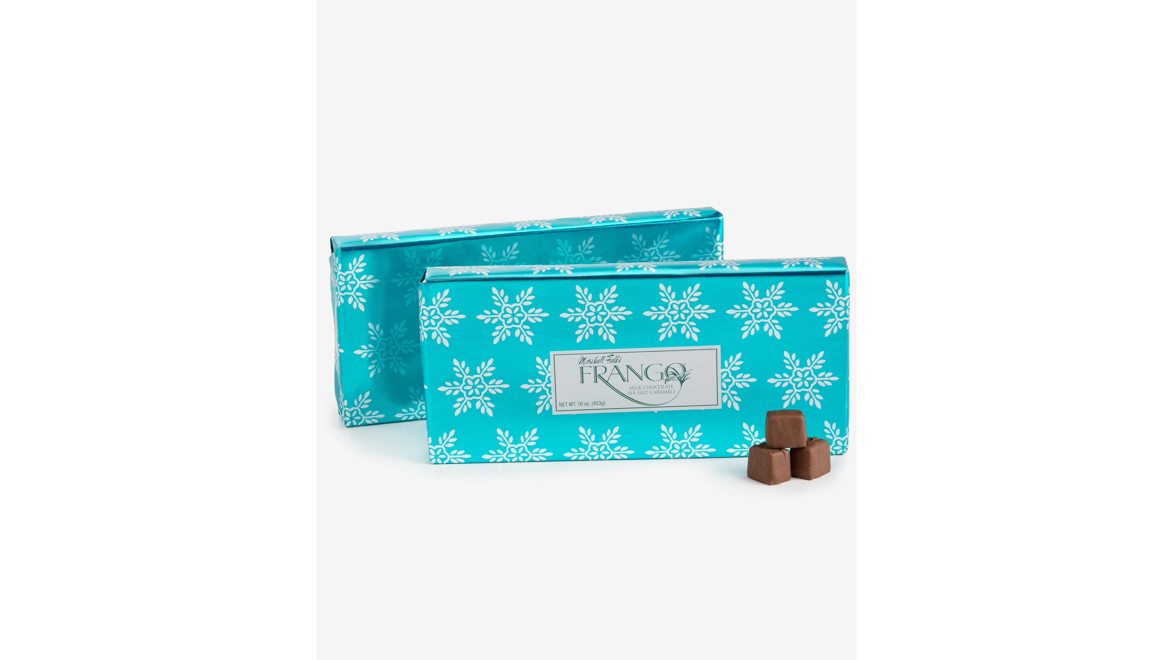 Frango Chocolates 2 Pack Holiday 1 Lb Wrapped Box of Sea Salt Caramel Milk Chocolates, Created for Macy's