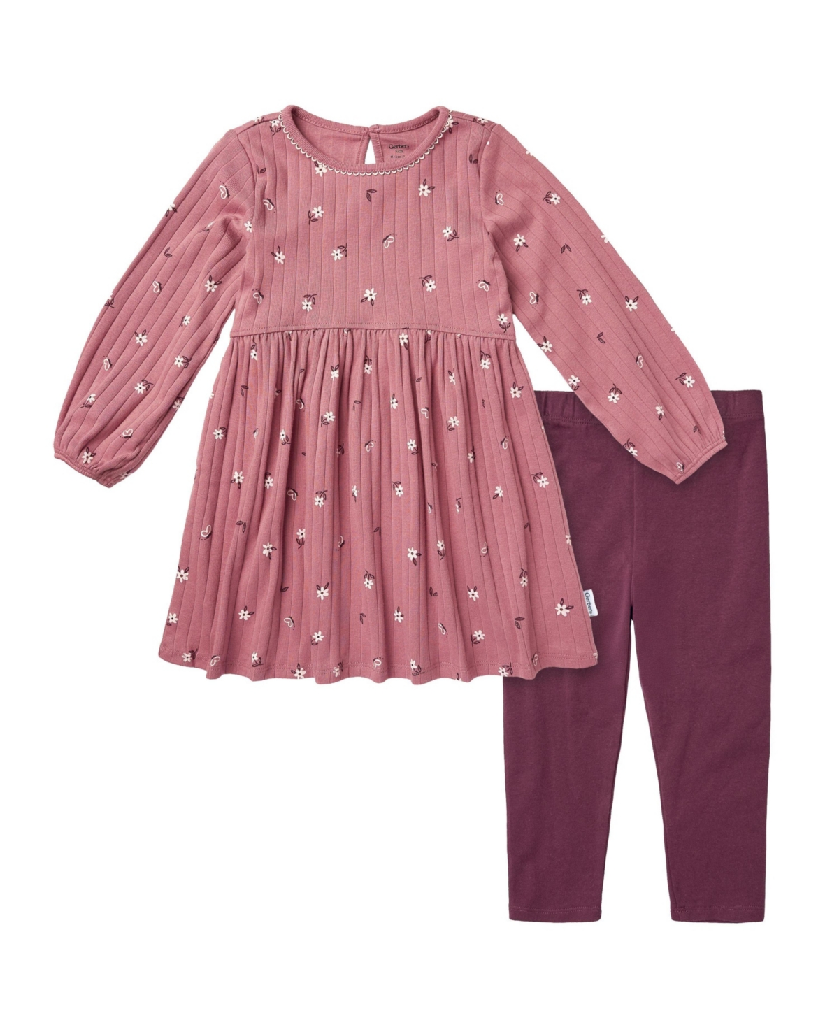 Gerber Baby Girl's 2-Piece Dress Set