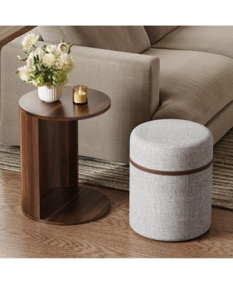 Pull-out Combo End Table, Multi-use for Living Room Sofa Side