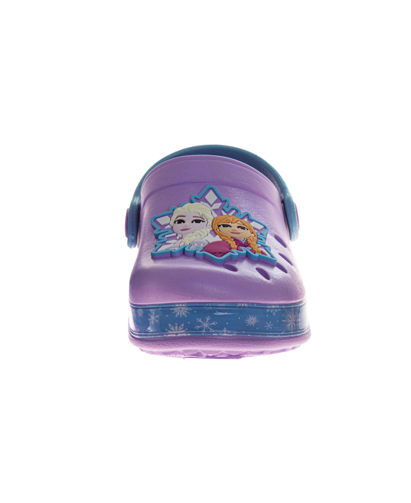 Сабо Disney Frozen Elsa and Anna Shimmering Snowflake Clogs для девочек-малышей, цвет: Лавандовый — фото 6