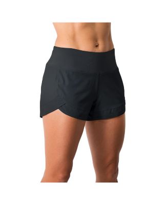 Womens 3 Inch Lightweight Workout Running Shorts With Mesh Liner Zip Pocket