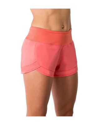Womens 3 Inch Lightweight Workout Running Shorts With Mesh Liner Zip Pocket