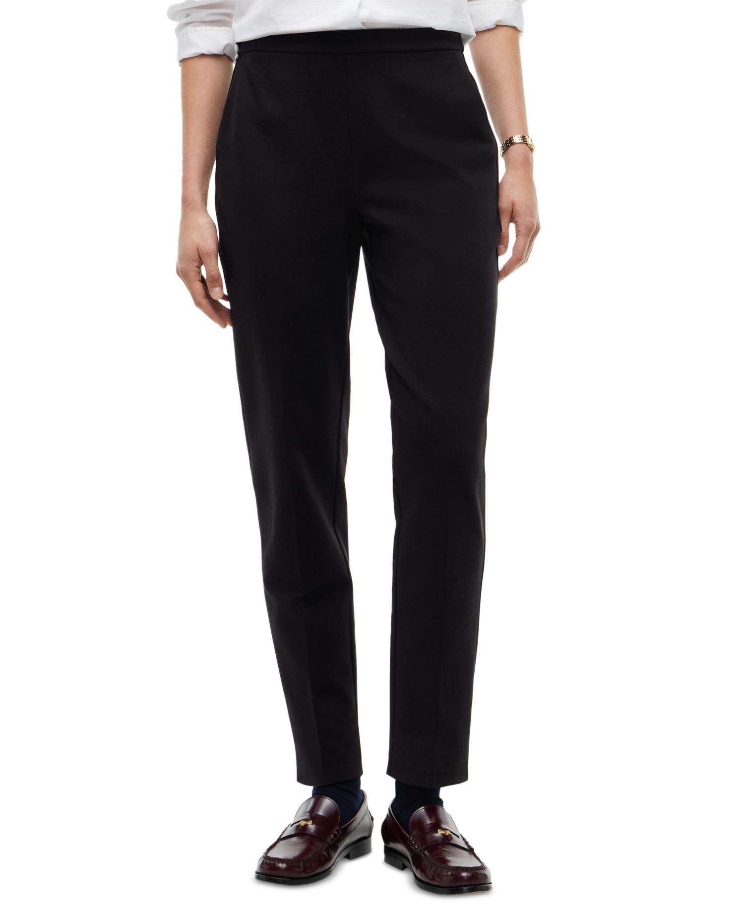 Women's Straight Slim Pull-On Pants