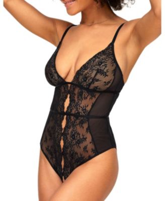 Women's Crotchless Bodysuit Lingerie