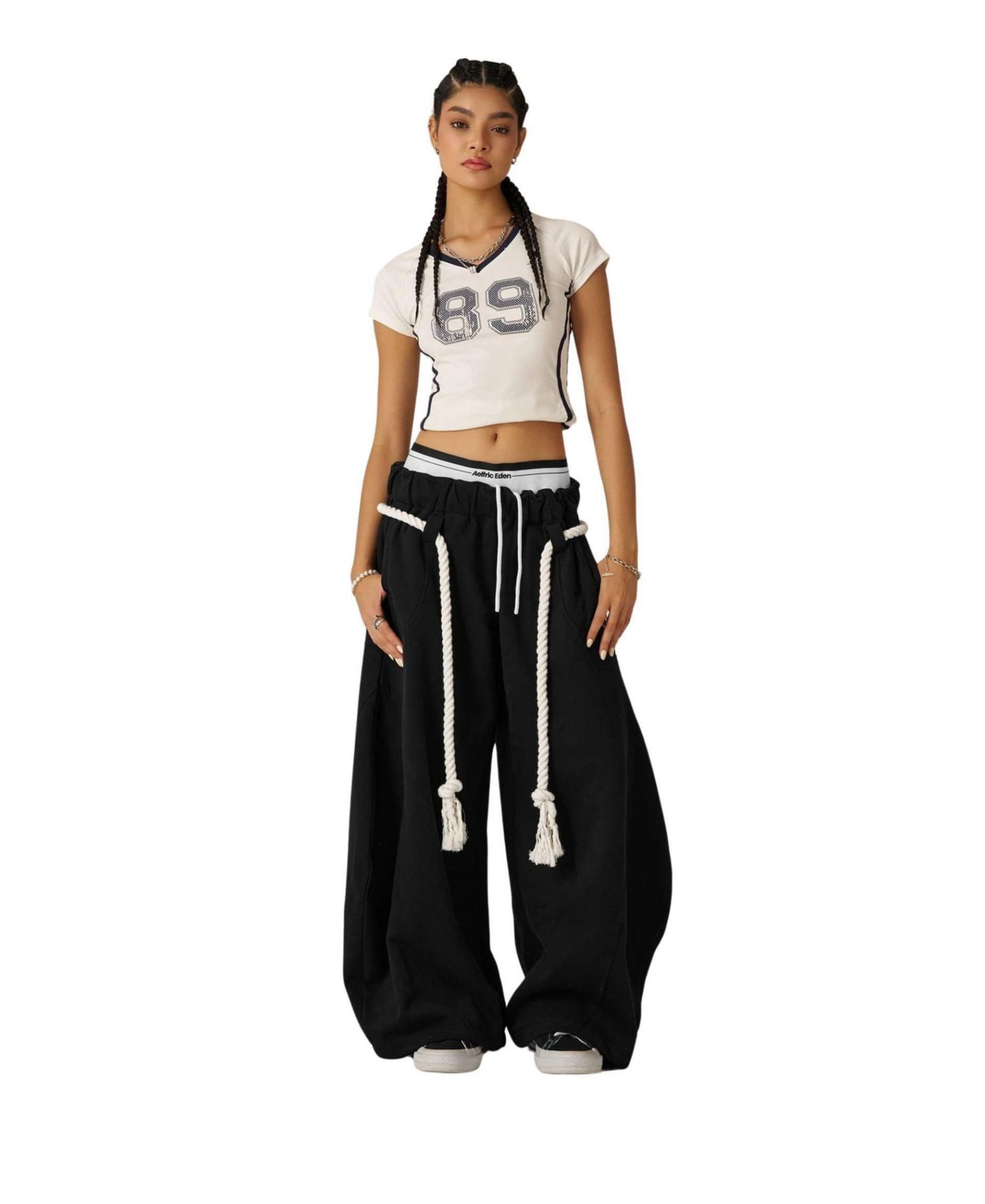 Women's Baggy Wide-Leg Sweatpants
