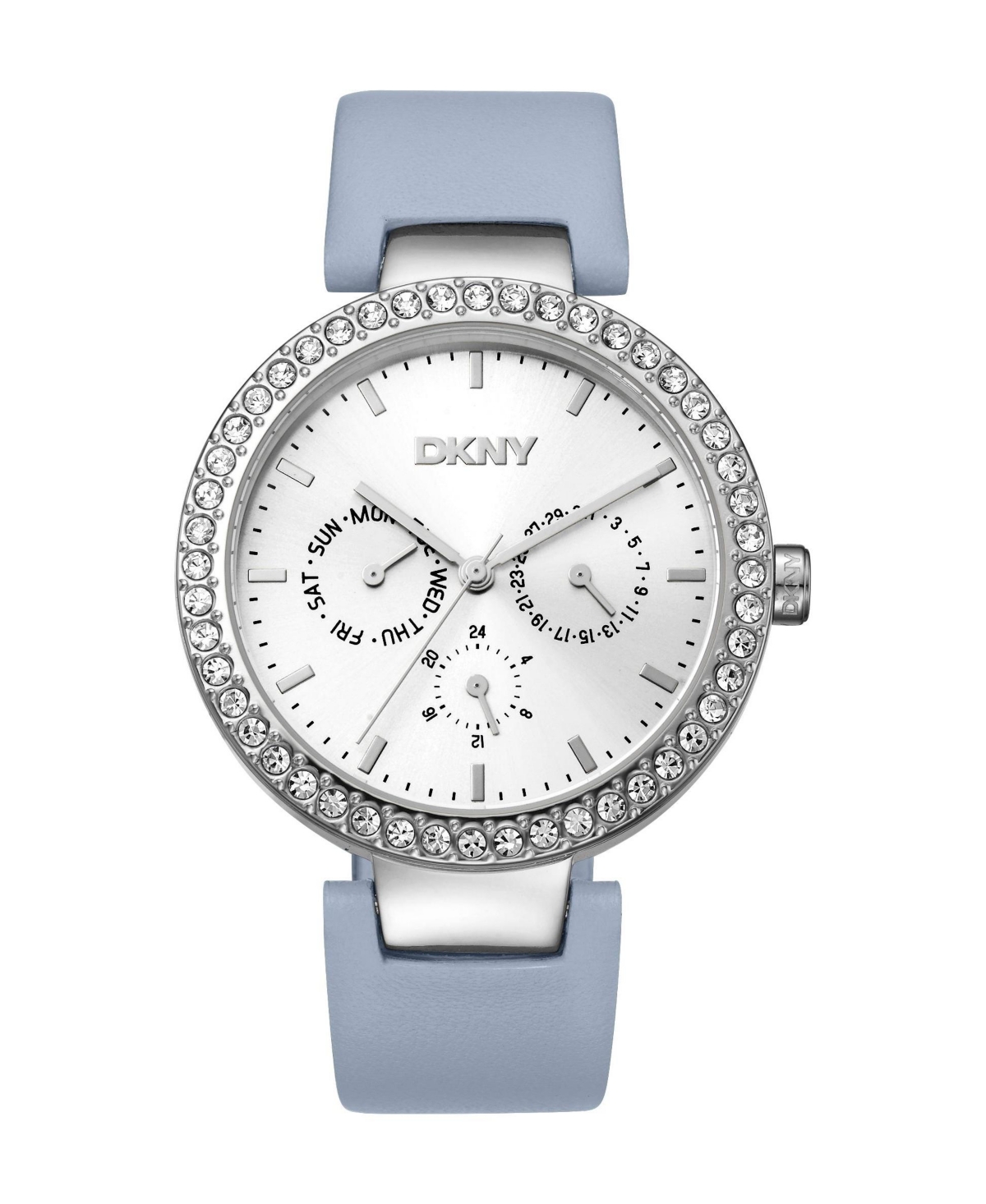 Dkny Women's Evening Quartz Leather Strap Watch