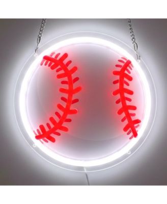 Dimmable 4 Ball Sport LED Neon Sign UV Printed Wall Decor for Bedroom Playroom Man Cave