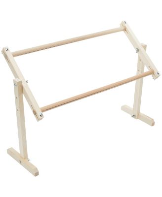 Adjustable Lap and Table Stand With Scroll Frame Hands Free Stitching Workstation