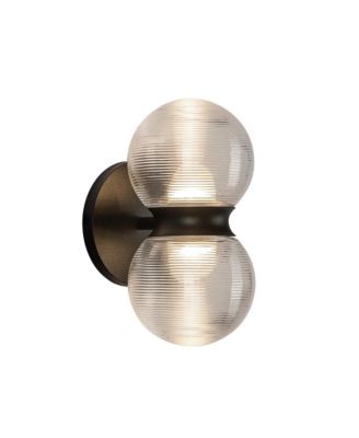 Peri 9-in Glass Dimmable LED Exterior Wall Sconce