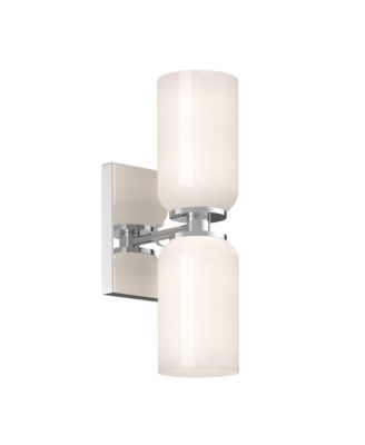 Nola 12-in 2 Lights Damp-Rated Wall Sconce