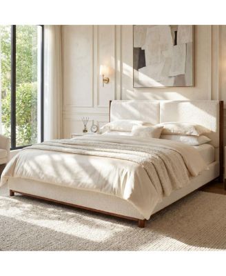  Queen Upholstered Bed Frame 600 LB Capacity