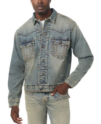 Men's Jimmy Big T Oversized Western-Inspired Denim Jacket