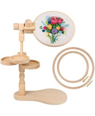 Adjustable Embroidery Hoop Stand Kit With Tool Holders