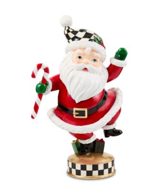 Holiday Twinkly Toes Santa Figurine