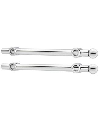 12" Extendable Metal Closet Valet Rod, Chrome, CVR-12-CR (2 Pack)