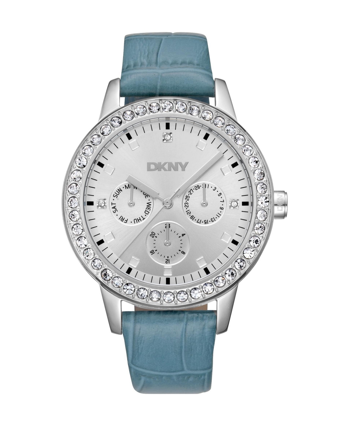 Dkny Women's Evening Quartz Leather Strap Watch
