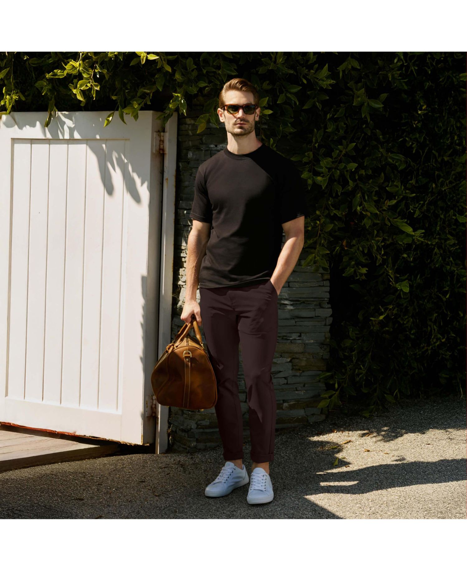 Men's Jetsetter Tech Straight-Fit Casual Pants