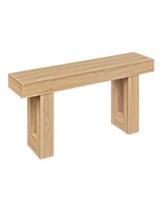 63-Inch Farmhouse Console Table for Entryway Storage