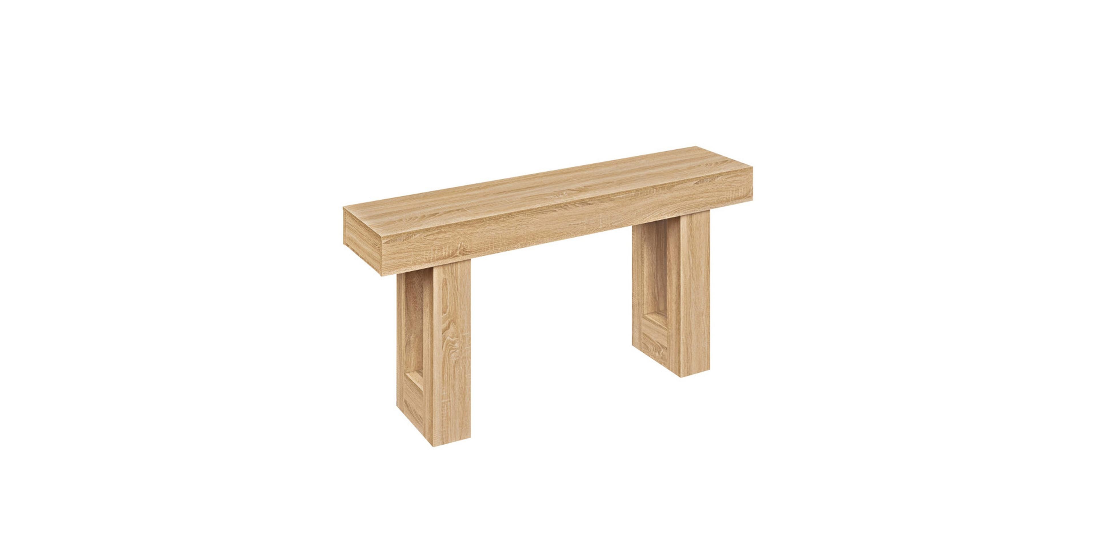 Gouun 63-Inch Farmhouse Console Table for Entryway Storage