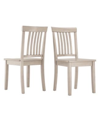 Oneill Farmhouse Slat Chair (Set of 2)