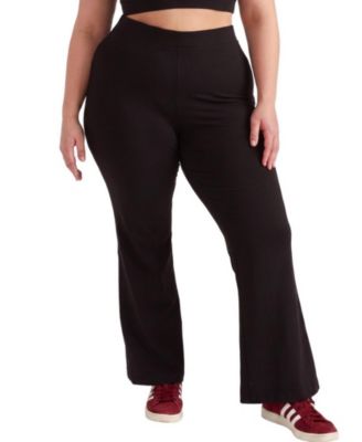 Plus Size Roya High-Rise Bootcut Pull-On Leggings