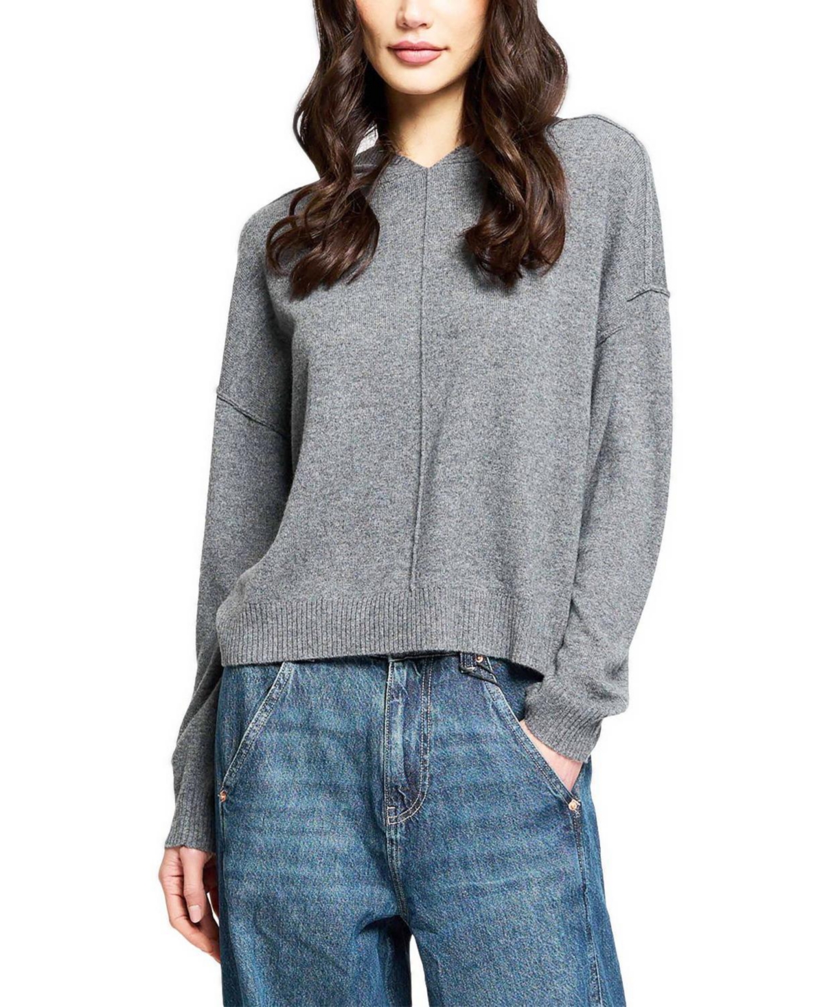 Central Park West Women's Thea Cashmere Relaxed-Fit Hoodie