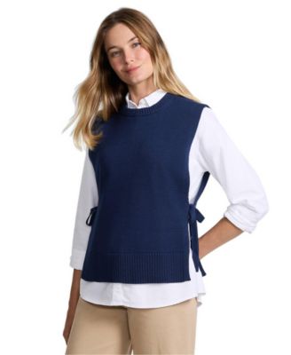 Women's Drifter Side-Tie Sleeveless Sweater Vest