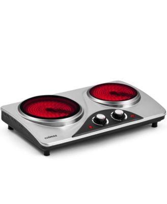 1800W Double Burners Infrared Ceramic Hot Plate Electric Hot Plate Portable Cooktop For Types Cookwares