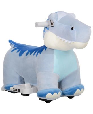 6V Tyrannosaurus Plush Battery-Powered Ride-On Toy, 55-lb Capacity, Ages 18-36 Months