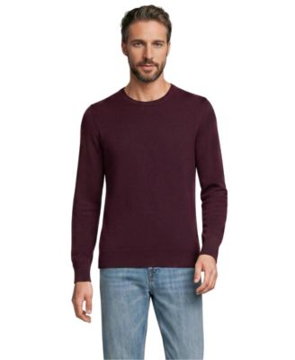 Men's Fine Gauge Cotton Crew Neck Sweater