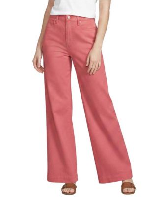 Women's High Rise 5 Pocket Wide Leg Chino Pants