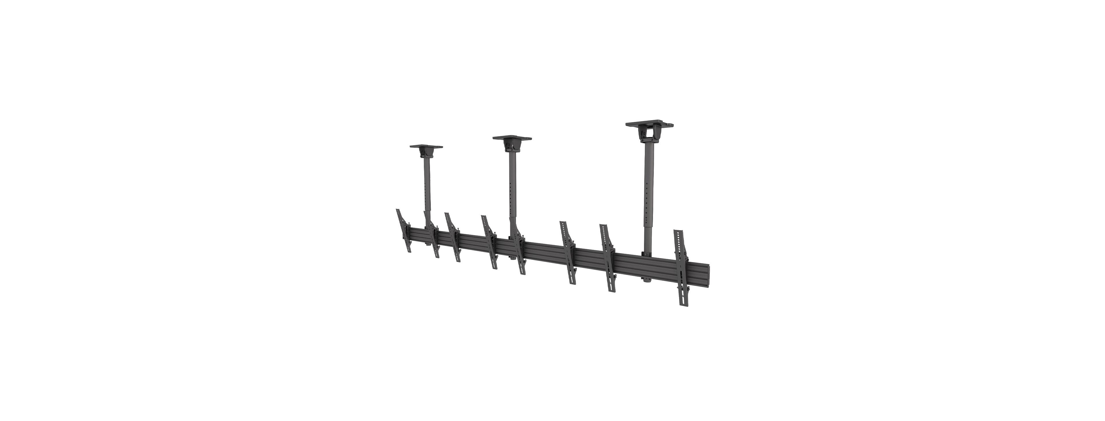 Kanto MBC411T Tilting Telescoping Multi-Screen Ceiling Mount System for 40"-60" TVs