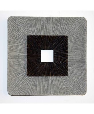Square Ribbed Minimalistic Wall Art