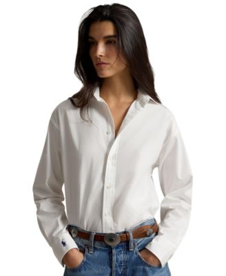 Women's Relaxed-Fit Cotton Shirt