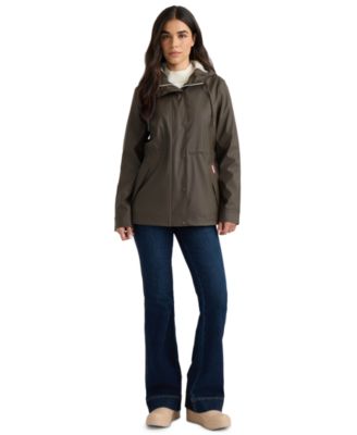 Women's Rubberized Anorak Coat