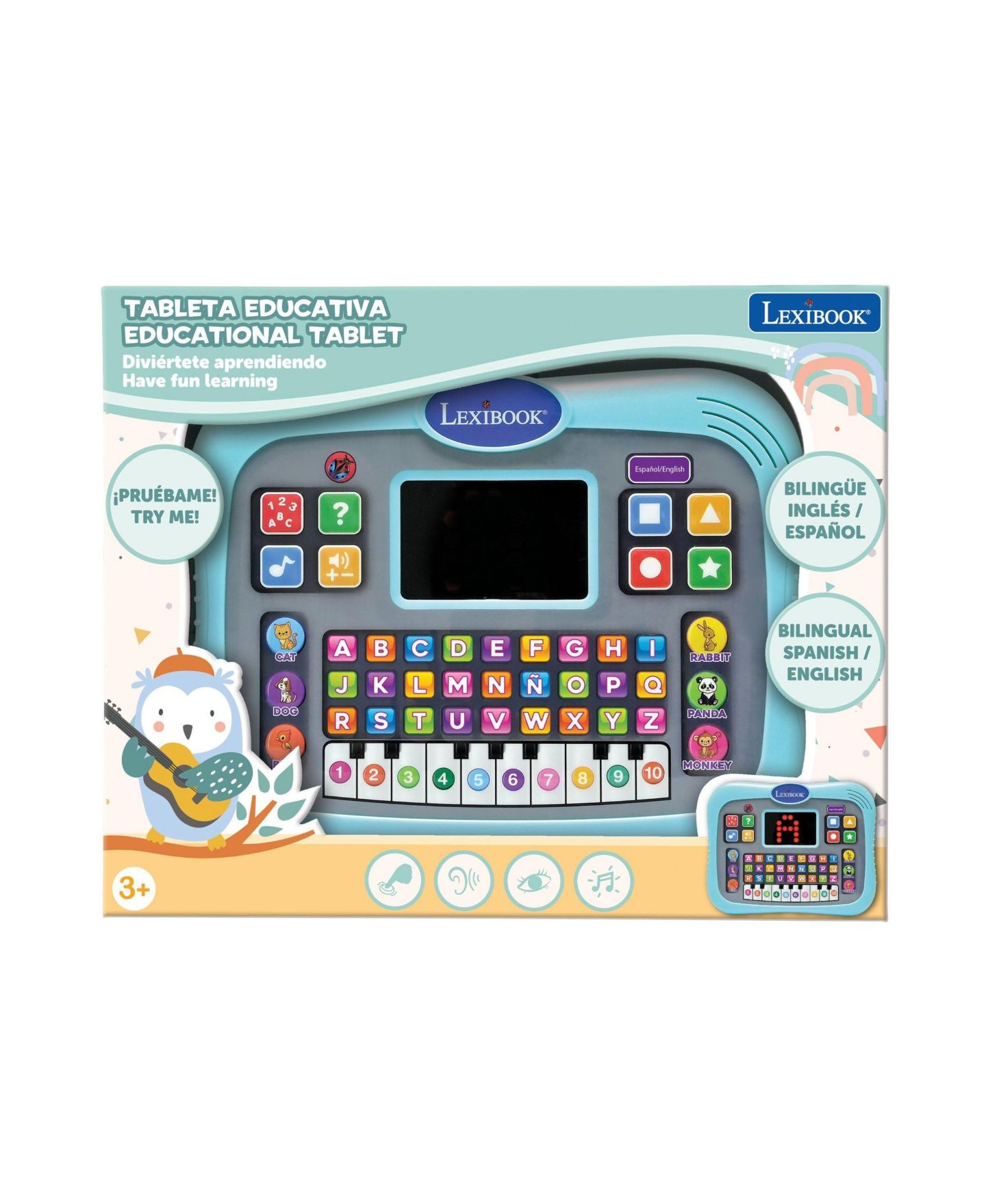 Детская игрушка Lexibook Bilingual Tablet English/Spanish Alphabet, Numbers and Animals Educational Tablet, от 3 лет, цвет: Синий — фото 5