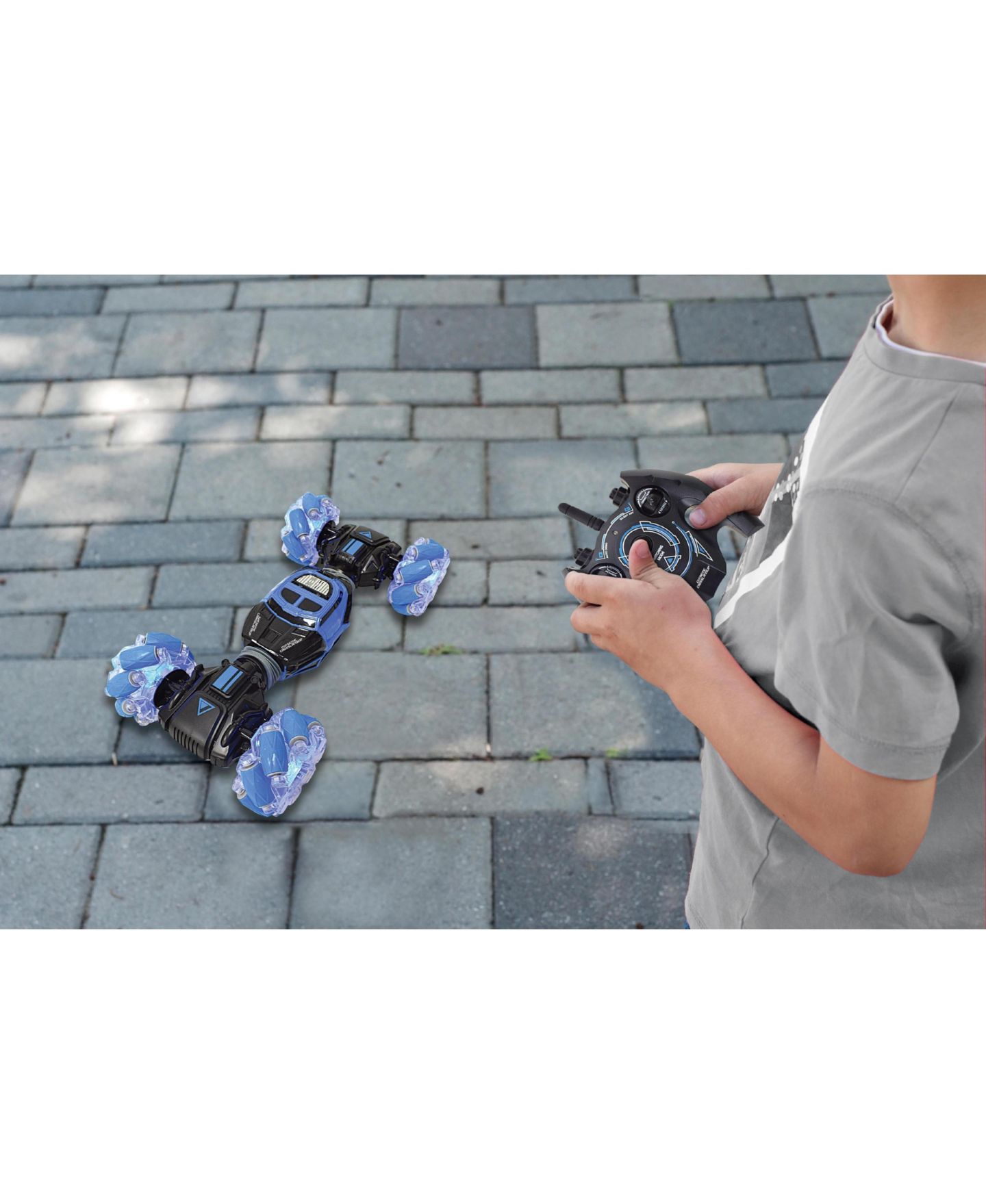 Детская игрушка Lexibook Extreme Crosslander Gesture-Control Off-Road Rechargeable Remote Control Car, цвет: Синий — фото 3