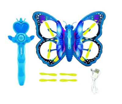 Crosslander Butterfly Light-Up Wings Headless Mode Remote-Controlled Flying Butterfly