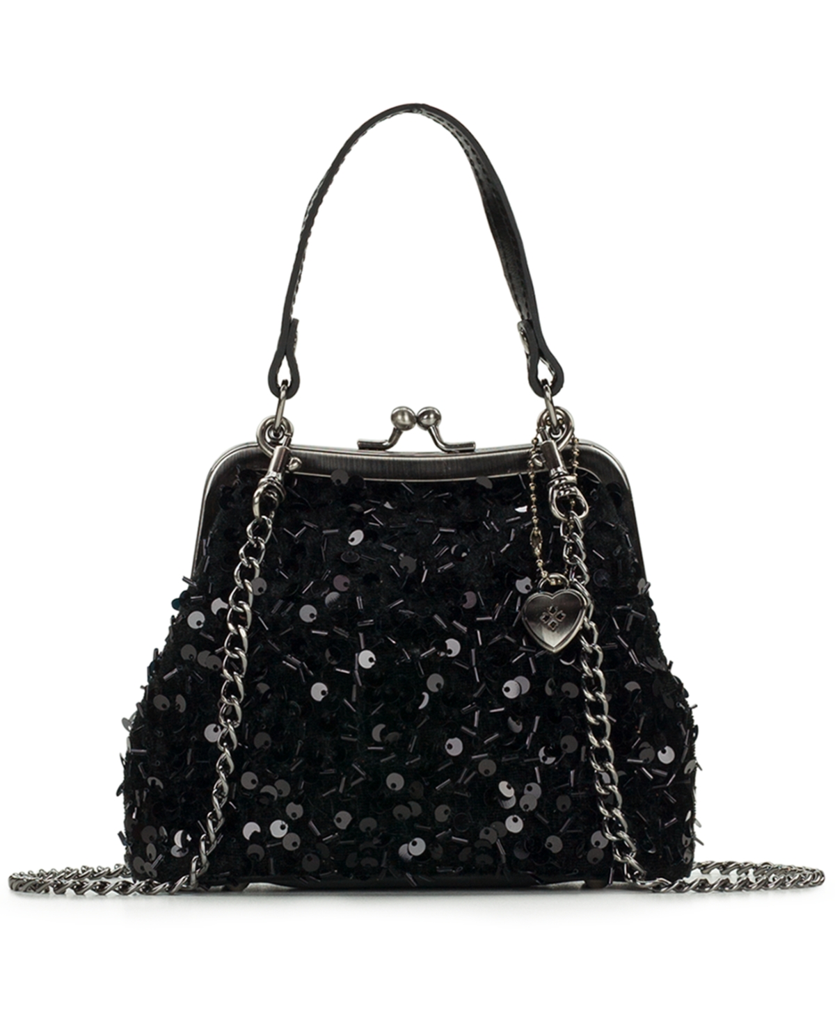 Patricia Nash Laureana Leather Chain Mini Crossbody Handbag