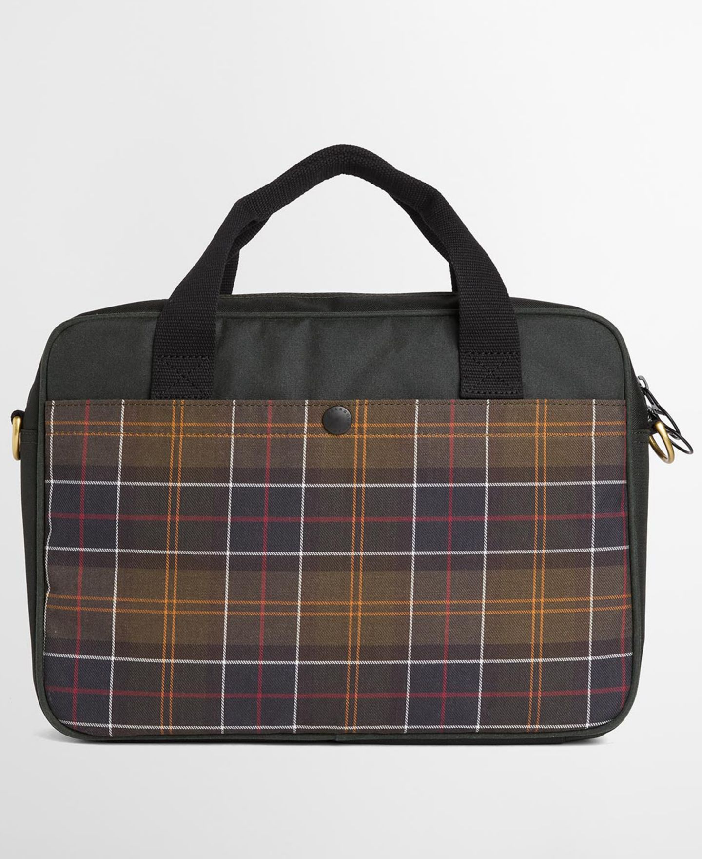 Мужская сумка Barbour Field Wax Laptop Crossbody, цвет: Шалфейный — фото 5