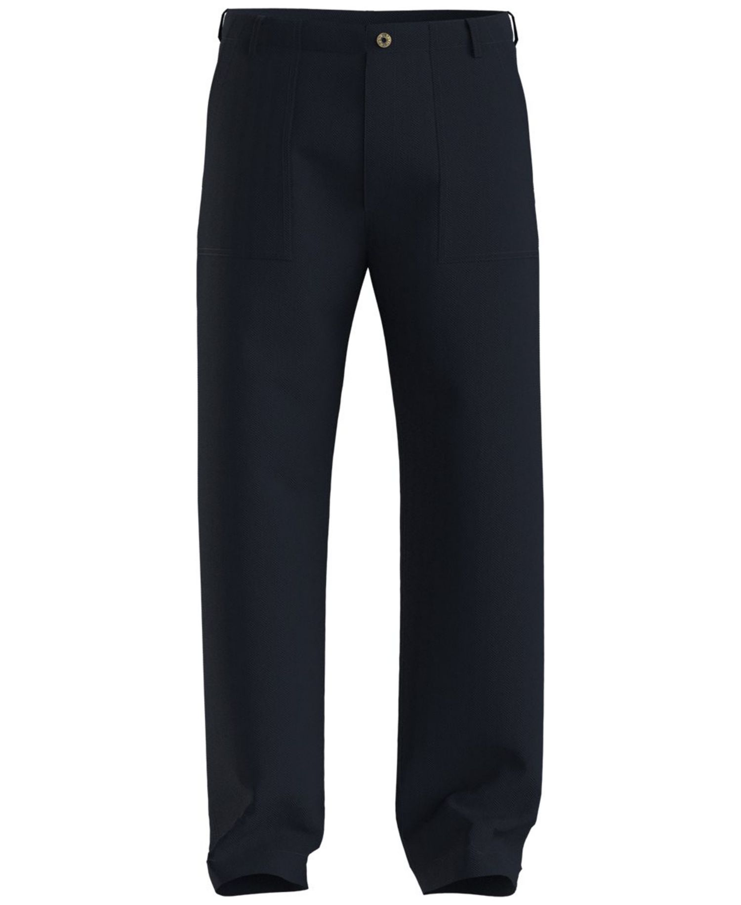 Men's Herringbone Cargo Regular-Fit Pants
