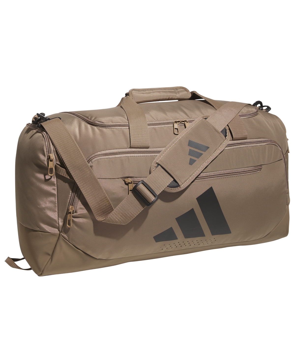 adidas Men's Defender 5 Medium Duffel Bag - Khaki Six/black