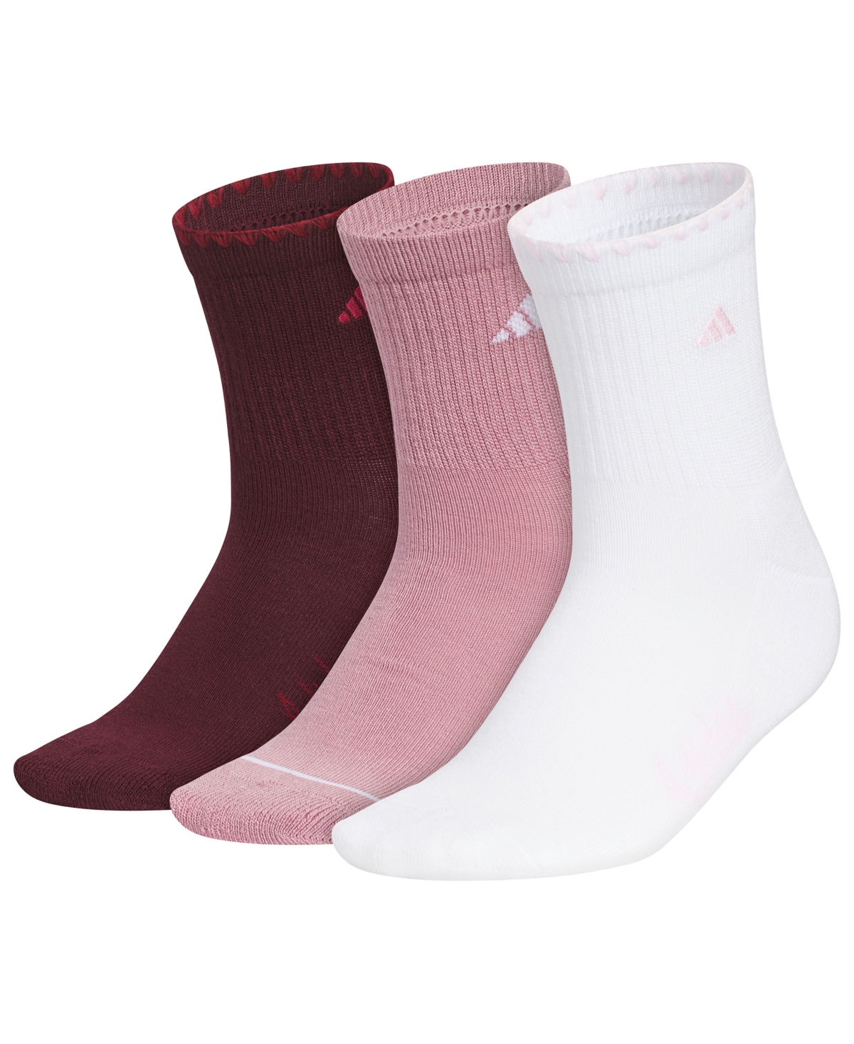adidas Women's Sport 3.0 Cushioned Athletic Quarter Socks, 3-Pack