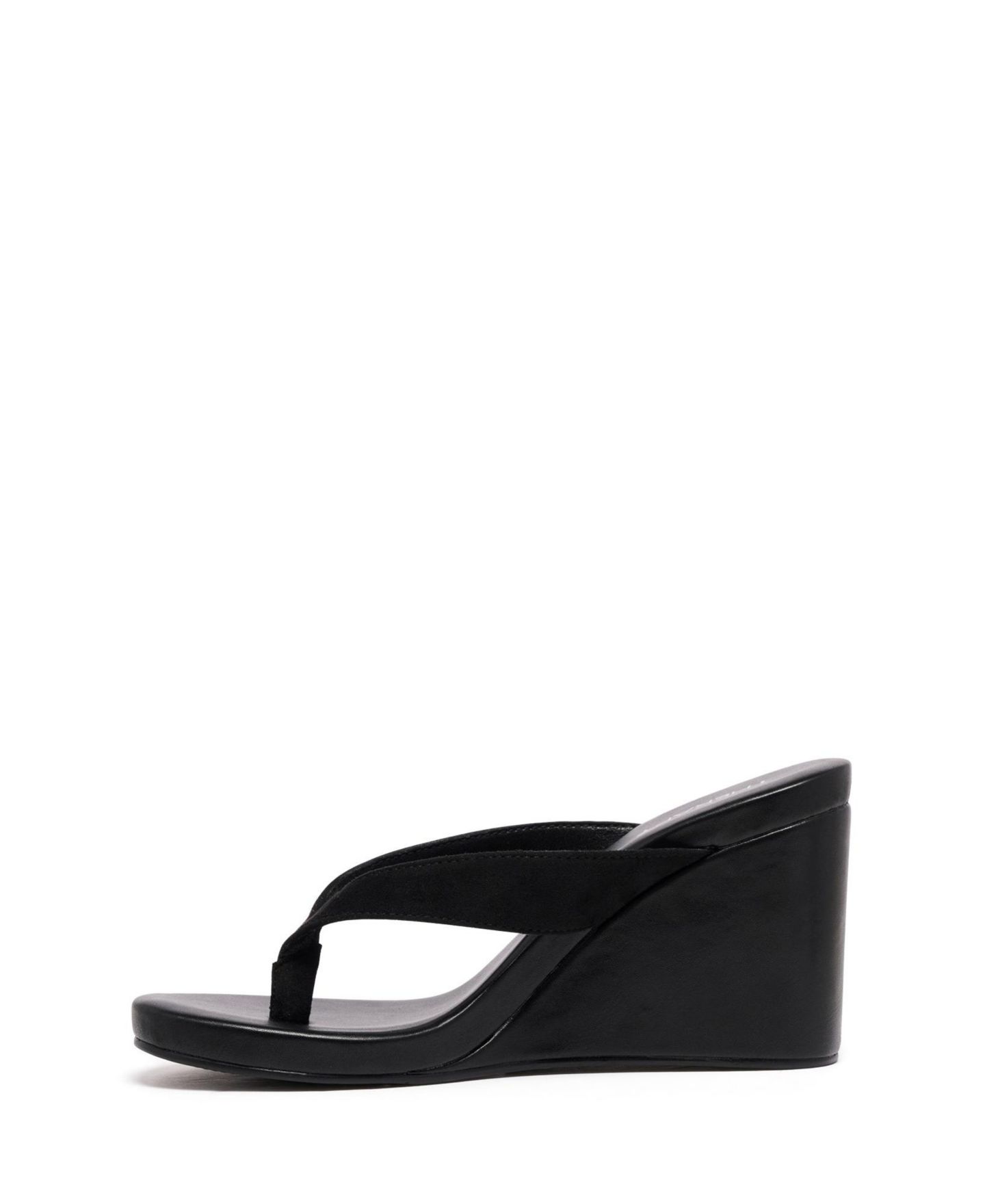 Женские туфли Therapy Australia Ren Round Toe Wedge Thong Heel, цвет: Чёрный — фото 4