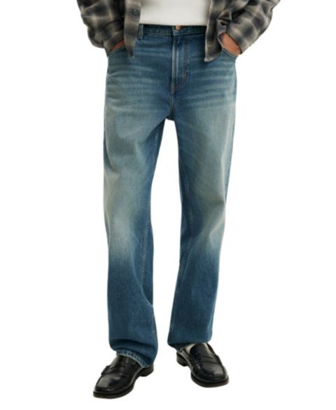 Мужские джинсы COTTON ON Loose Straight Jean Relaxed-Fit, цвет: Синий